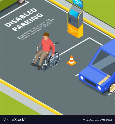 parking for people with disabilities.